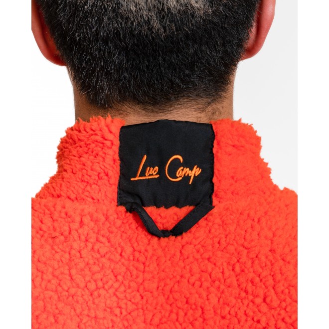 Luo Camp Plush Jacket 02 - Antrachite / Orange