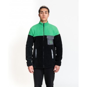 Luo Camp Plush Jacket 01 - Black/green