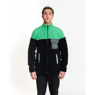 Luo Camp Plush Jacket 01 - Black/green