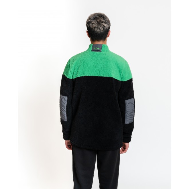 Luo Camp Plush Jacket 01 - Black/green