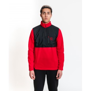 Luo Camp Half-Zip Fleece 01 - Red/Black