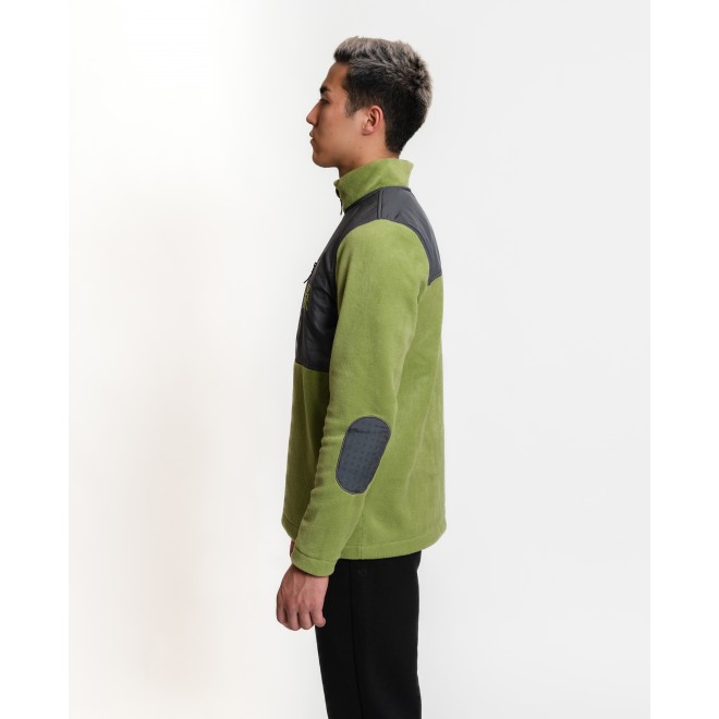 Luo Camp  Half-Zip Fleece 02 - Green/Anthracite