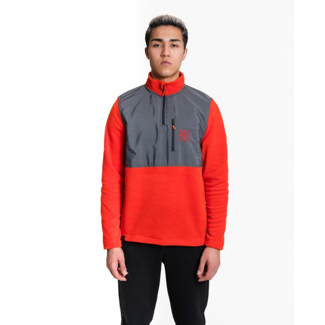 Luo Camp Half-Zip Fleece 03 - Orange/Anthracite