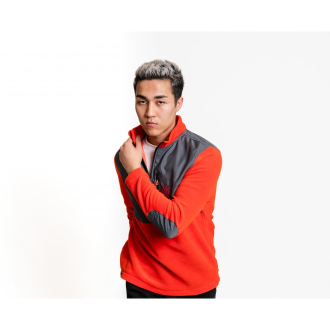 Luo Camp Half-Zip Fleece 03 - Orange/Anthracite