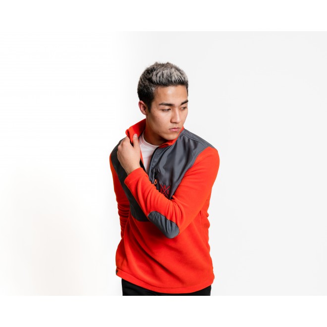 Luo Camp Half-Zip Fleece 03 - Orange/Anthracite